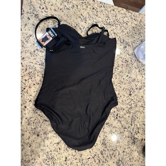 DKNY Ladies Swimsuit in Bandeau Maillot - Picture 3 of 7